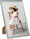 vidaXL Fotolijsten 3 st voor wand of tafel 7x90 cm MDF zilverkleurig