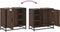 vidaXL - Wastafelkast - 65x33x60 - cm - bewerkt - hout - bruin - eikenkleur