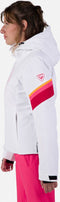 Rossignol Strawpile - Ski Jas - Waterdicht 20000 mm - Wit/Roze - Maat L