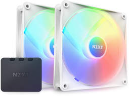NZXT F140 RGB Core - Ventilator - 140mm - Wit (2 stuks)