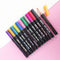 Nieuwe set 12-DELIG Dubbele Lijn Pen Metallic Kleur Magic Overzicht Marker Pen Glitter Voor Tekening Schilderen Doodling Kunst School Supplies