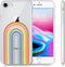 imoshion Hoesje Geschikt voor iPhone SE (2022) / SE (2020) / 8 / 7 Hoesje Siliconen - imoshion Design hoesje - Meerkleurig / Rainbow Pride