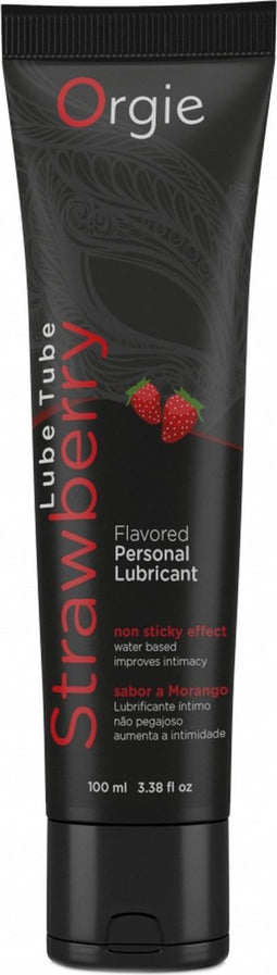 Orgie - Lube Tube Intieme Gel met Smaak Aardbei 100 ml