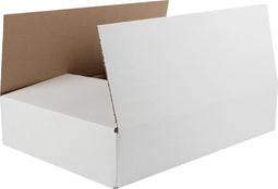 Verzenddoos, enkele golf, wit, ft 430 x 320 x 90 cm 30 stuks