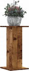 vidaXL - Plantenstandaards - 2 - st - 30x30x60 - cm - bewerkt - hout - oud - houtkleurig