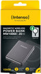 Intenso MW10000 - Powerbank - 10.000 mAh - Draadloos opladen tot 15W - Grijs