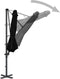 vidaXL - Zweefparasol - met - aluminium - paal - 350 - cm - zwart
