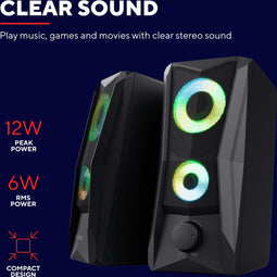 Trust GXT 606 JAVV - RGB-ledverlichting met aan-uitknop - Kleurrijk