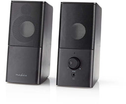 Nedis GSPR10020BK - Speaker 2.0 - 3W RMS - Zwart