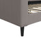 vidaXL - Slaapbank - 100x200 - cm - stof - taupe
