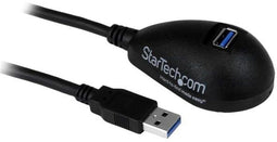 Startech.com USB 3.0 verlengkabel - 1,5 m - A naar A M/F - Zwart