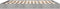 vidaXL - Bedframe - bewerkt - hout - betongrijs - 180x200 - cm