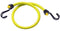 MasterLock 2 Snelbinders - 100 cm - Elastisch met haken - Geel
