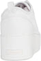 Guess Neeka/Active Lady - Plateau sneaker - Logo allover - Wit - Maat 41