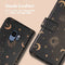 iMoshion Hoesje Geschikt voor Samsung Galaxy S9 Hoesje Met Pasjeshouder - iMoshion Design Bookcase smartphone - Zwart / Sky Black