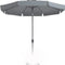 Madison - Parasol Flores Rond - 300cm - Lichtgrijs