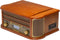 Denver MRD-51 - Retro Platenspeler - DAB+ Radio USB Opname - ECHT HOUT