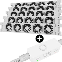 Heatfan 5 - Radiatorventilator Cinco - Wit + Touch Sensor