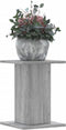 vidaXL - Plantenstandaards - 2 - st - 30x30x40 - cm - bewerkt - hout - grijs - sonoma