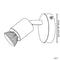 EGLO Buzz-Copper - Spot - 1 Lichts - LED 3W - Koper