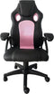 Bureaustoel Junior kinderen - gamestoel - racing gaming stijl - zwart roze