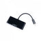 V7 V7UC3U-HUB-BLK-1E - USB-C naar 5-in-1 Hub - 3x USB 3.2 type-A - Zwart