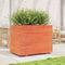 vidaXL - Plantenbak - 90x60x72,5 - cm - massief - grenenhout - wasbruin