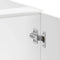 vidaXL - Spoelbakonderkast - Lucca - bewerkt - hout - hoogglans - wit