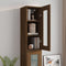 vidaXL - Wandkast - 34,5x34x90 - cm - bruin - eikenkleur