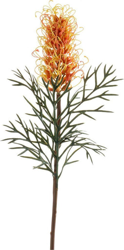 Kunstbloem Grevillea koraal 80 cm