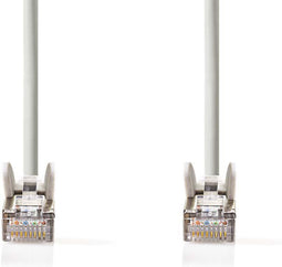 CAT5e Netwerkkabel - S/UTP - RJ45 Male - RJ45 Male - 2.00 m - Rond - LSZH / PVC - Grijs - Polybag