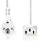 Nedis CEGL10000WT30 - Kabel 300cm - Geaarde stekkers - Wit
