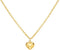 Glow - Ketting met hanger - Hartje 14x13mm - Goud (14 kt) - 42 cm