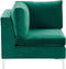 EVJA - Hoekbank 6-zits - Groen - Linkerzijde - 300 cm - Fluweel