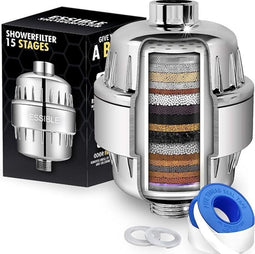 Essible 15-traps douchefilter - 15-laags filtersysteem - vitamine C en E