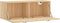 vidaXL - Wandkast - 100x36,5x35 - cm - bewerkt - hout - sonoma - eikenkleurig