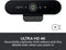 Logitech Brio 4K - Webcam - 4096x2160 30fps - 90° kijkhoek