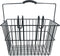 Dresco Stalen Fietsmand - Metalen fietsmand 20 Liter - Draagkracht 5 KG - Zwart