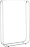 vidaXL - Haardhoutrek - met - regenhoes - 100x25x150 - cm - gegalvaniseerd - staal
