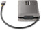 StarTech.com USB-C Multiport Adapter - 4K 60Hz HDMI/DP - 3-Port USB Hub 100W Power Delivery - Travel Docking Station (30cm)