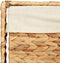 vidaXL - Wasmand - 44x34x64 - cm - waterhyacint