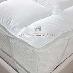 Duo-Bed Matrastopper - Soft Touch - 140 x 200 cm - Wit