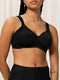 Triumph Modern Lace+Cotton - Beha zonder beugel - Katoenen cups - BLACK