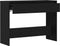 vidaXL - Zwarte - Eiken - Console - Tafel - - - 100x35x76.5 - cm - - - Engineered - Wood