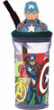 Beker met Rietje The Avengers Seven Wonders Captain America 360 ml