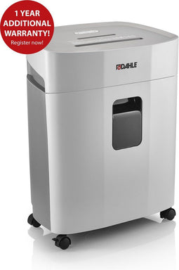 Dahle® PaperSAFE 380 - Papierversnipperaar - 4x12 mm snipper -25L opvangbak - Bladen max per 8 - P4 - Nietjes bankkaarten paperclips - Continu 480 min - Geluidsarm 60 db