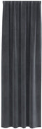 vidaXL - Blackout - Gordijnen - met - Topband - 2 - stuks - Lichtgrijs - Fluweel