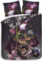Heckett & Lane Luna - Dekbedovertrek - Tweepersoons - 200x200/220 cm - Forest Purple