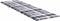 vidaXL - Ligbedkussen200x60x3 - cm - oxford - stof - ruitpatroon - grijs