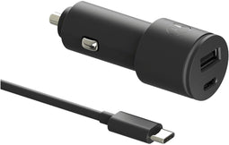 Motorola SJV102-EU - Auto oplader - 1x USB-C - Snel opladen - Zwart